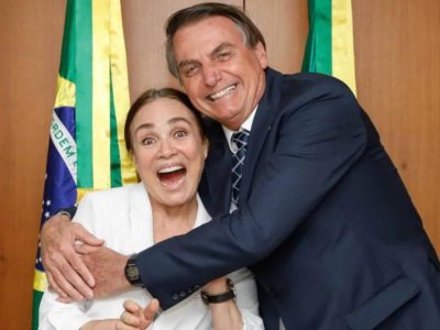 O almoço de Regina Duarte e Bolsonaro O almoço de Regina Duarte e Bolsonaro