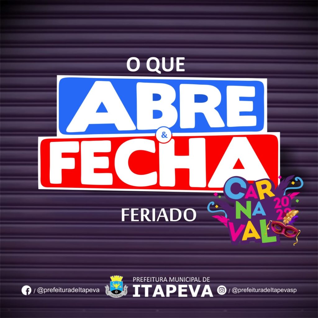 IMG-20200219-WA0121 Confira o que abre e o que fecha nestas festividades de Carnaval