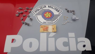 Polícia Militar prende traficante em Itapeva Polícia Militar prende traficante em Itapeva