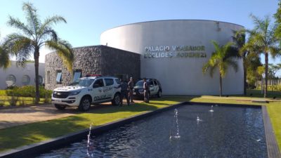 Câmara está com policiamento reforçado Câmara está com policiamento reforçado