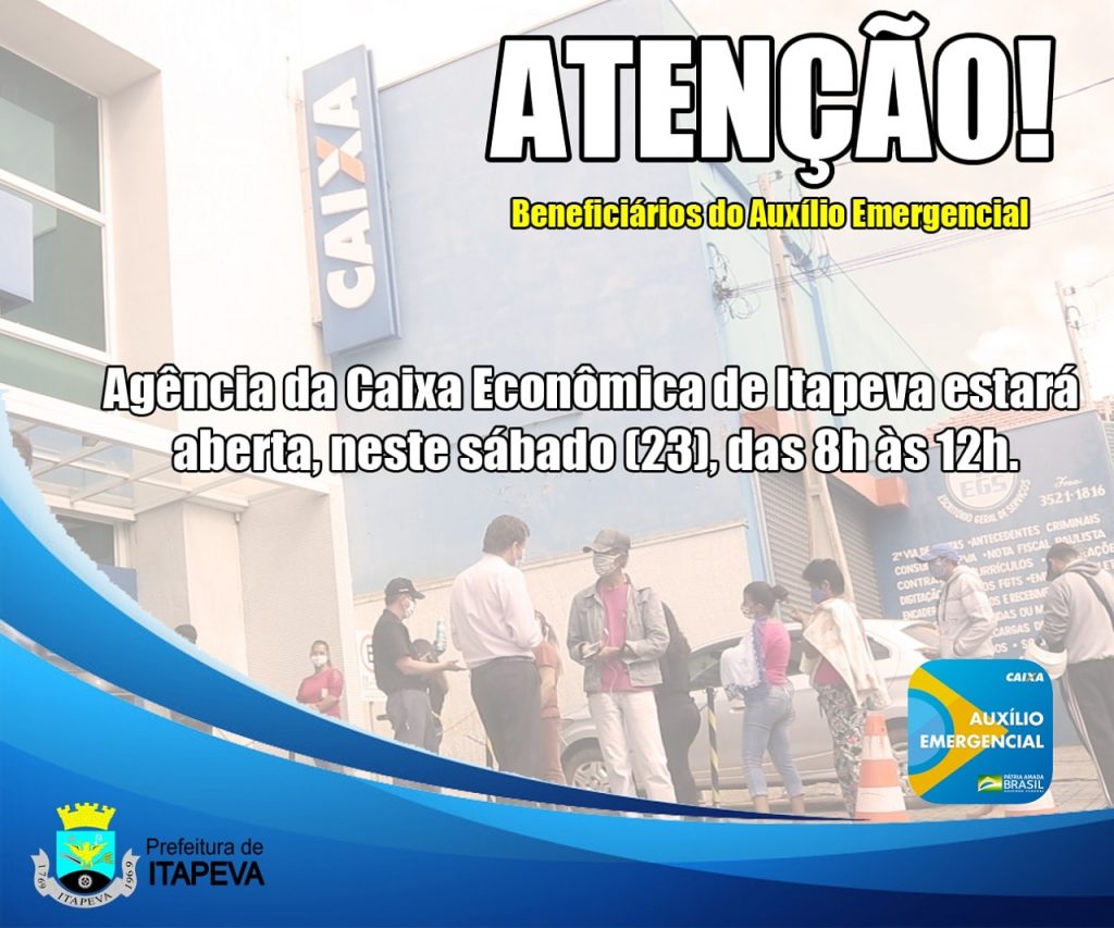 IMG_20200522_101637_622 Caixa Econômica Federal abrirá neste sábado (23) para pagamento do auxílio emergencial
