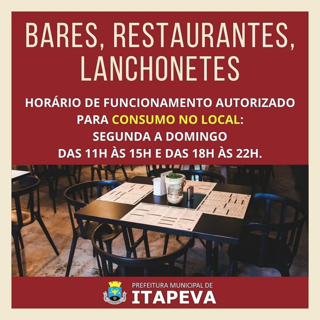 IMG_20200915_150635_376 Bares, restaurantes e lanchonetes devem cumprir horário determinado para consumo no local