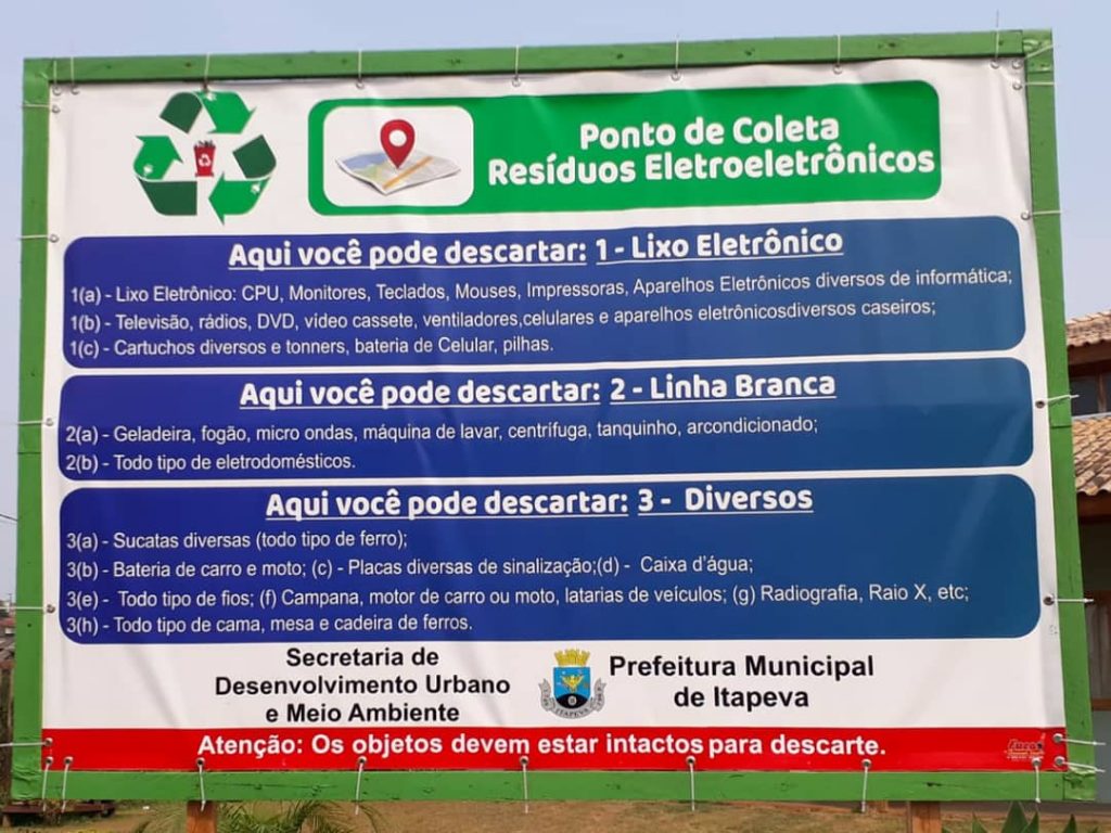 IMG_20200924_164314_679 Itapeva ganha o primeiro ponto fixo para descarte de eletrônicos inservíveis e diversos