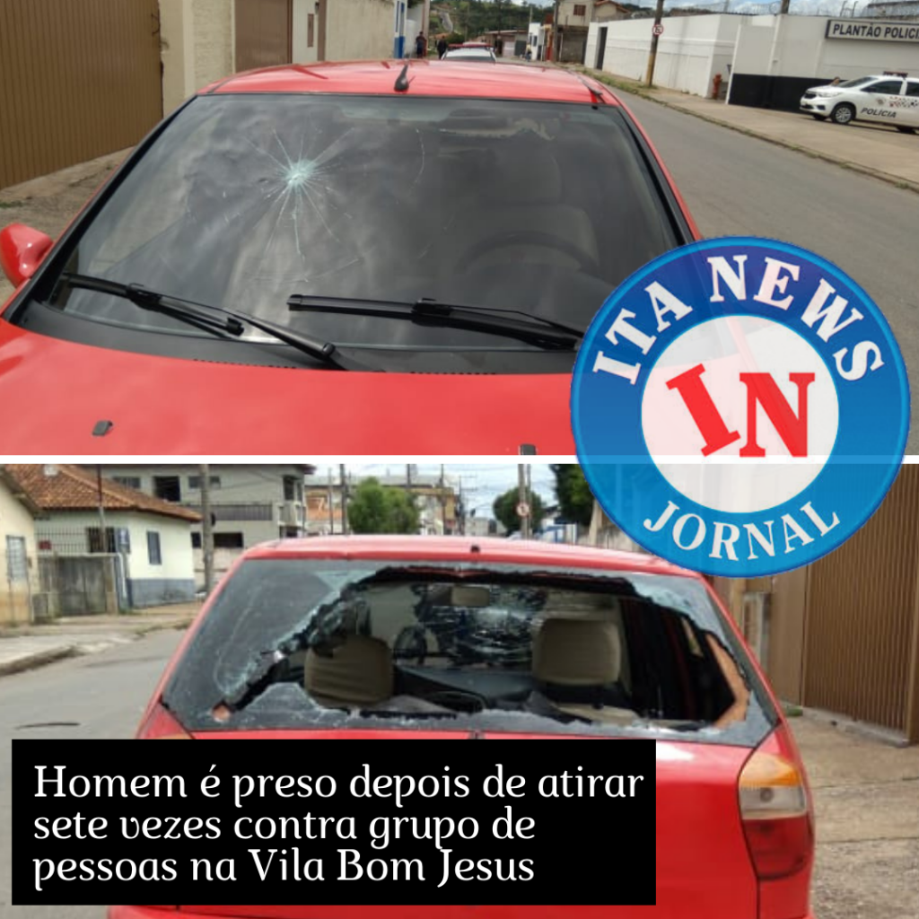 C78B80CE-1FC7-46CF-A6AC-139900576A5D Homem é preso depois de atirar sete vezes contra grupo de pessoas na Vila Bom Jesus