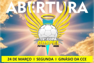Abertura da 19ª Copa Gospel de Futsal acontece na segunda (24)