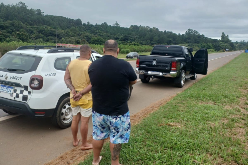 Policia Militar detém dois indivíduos por extorsão mediante sequestro em Capão Bonito